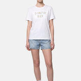 T-shirt in 83,4% Cotone 16,6% Poliammide Giallo