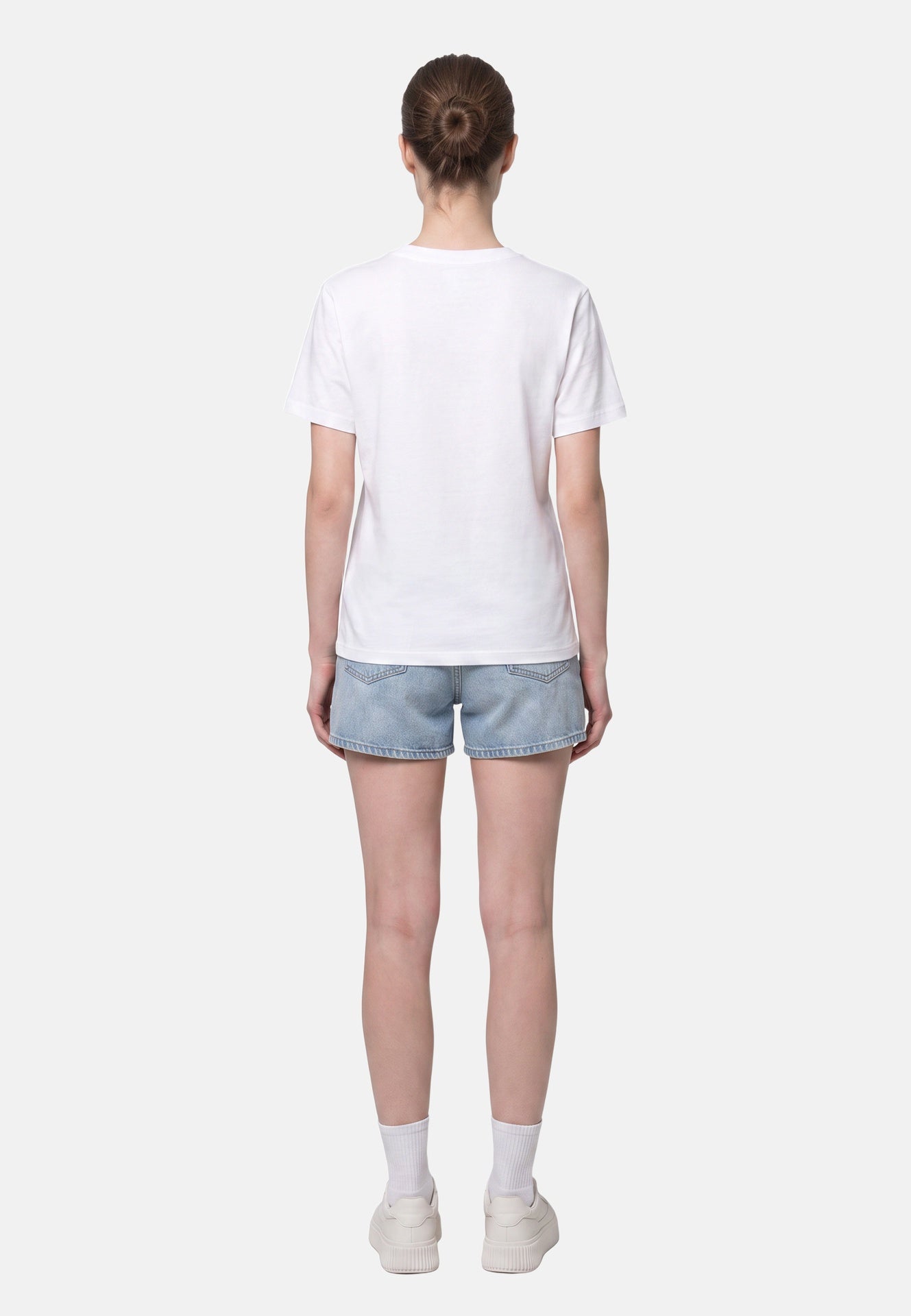 T-shirt in 83,4% Cotone 16,6% Poliammide Giallo