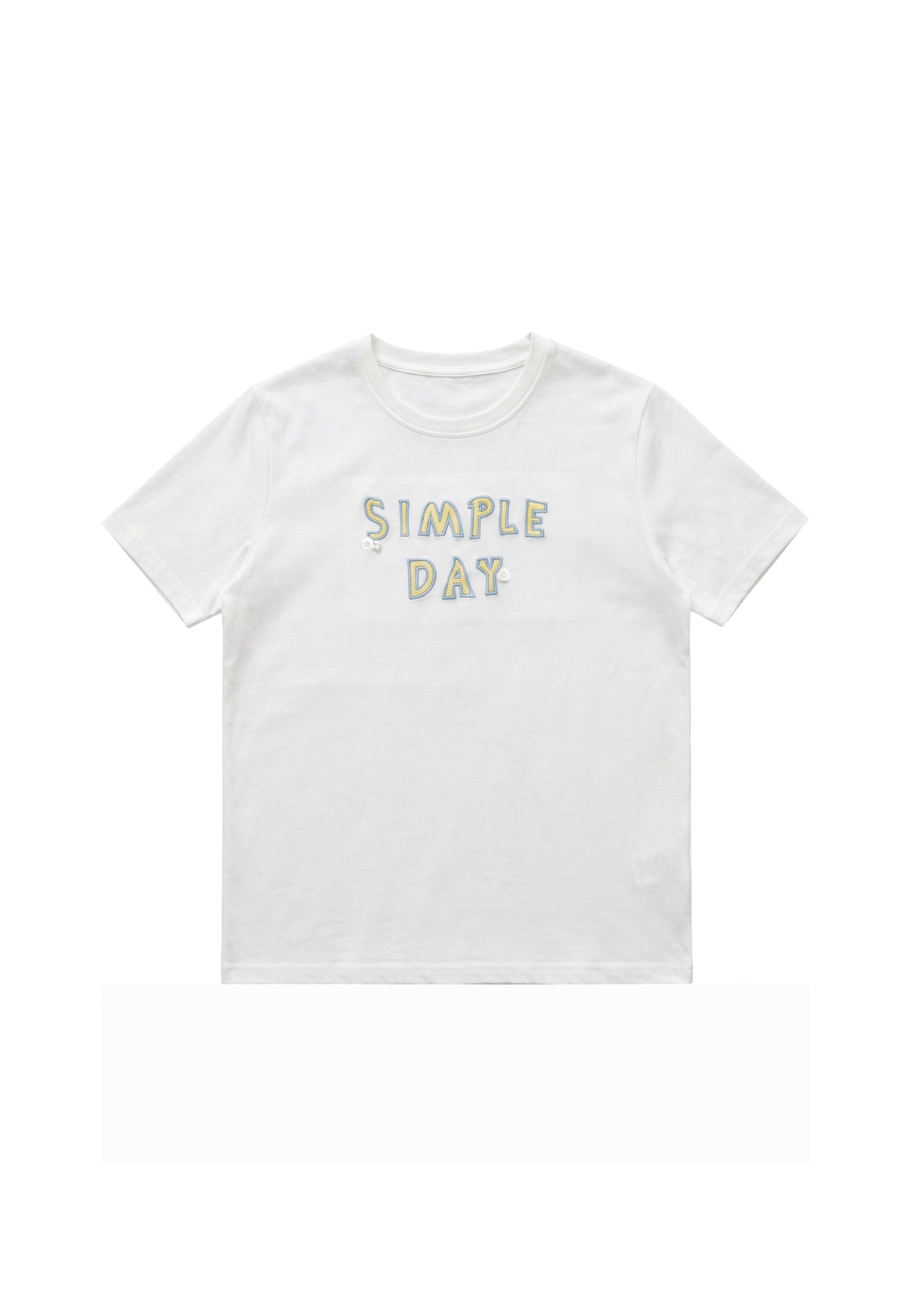 T-shirt in 83,4% Cotone 16,6% Poliammide Giallo