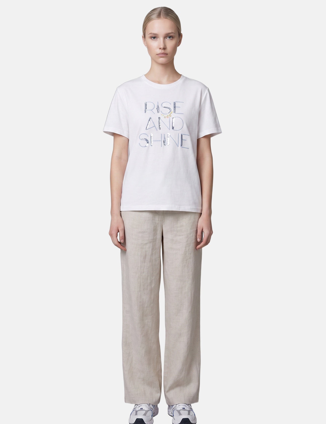 T-shirt in 83,4% Cotone 16,6% Poliammide Blu