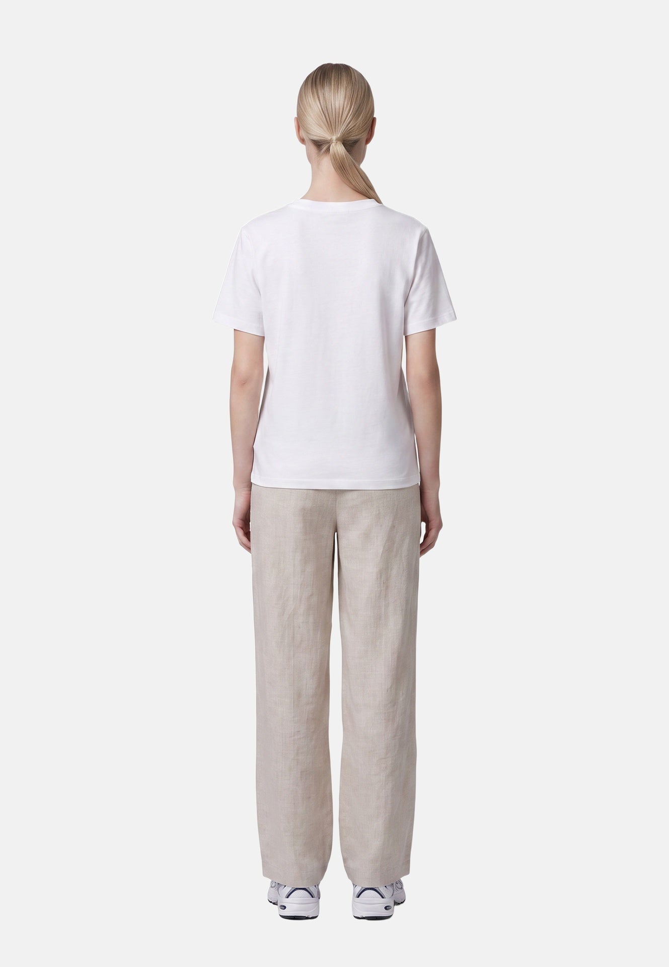 T-shirt in 83,4% Cotone 16,6% Poliammide Blu