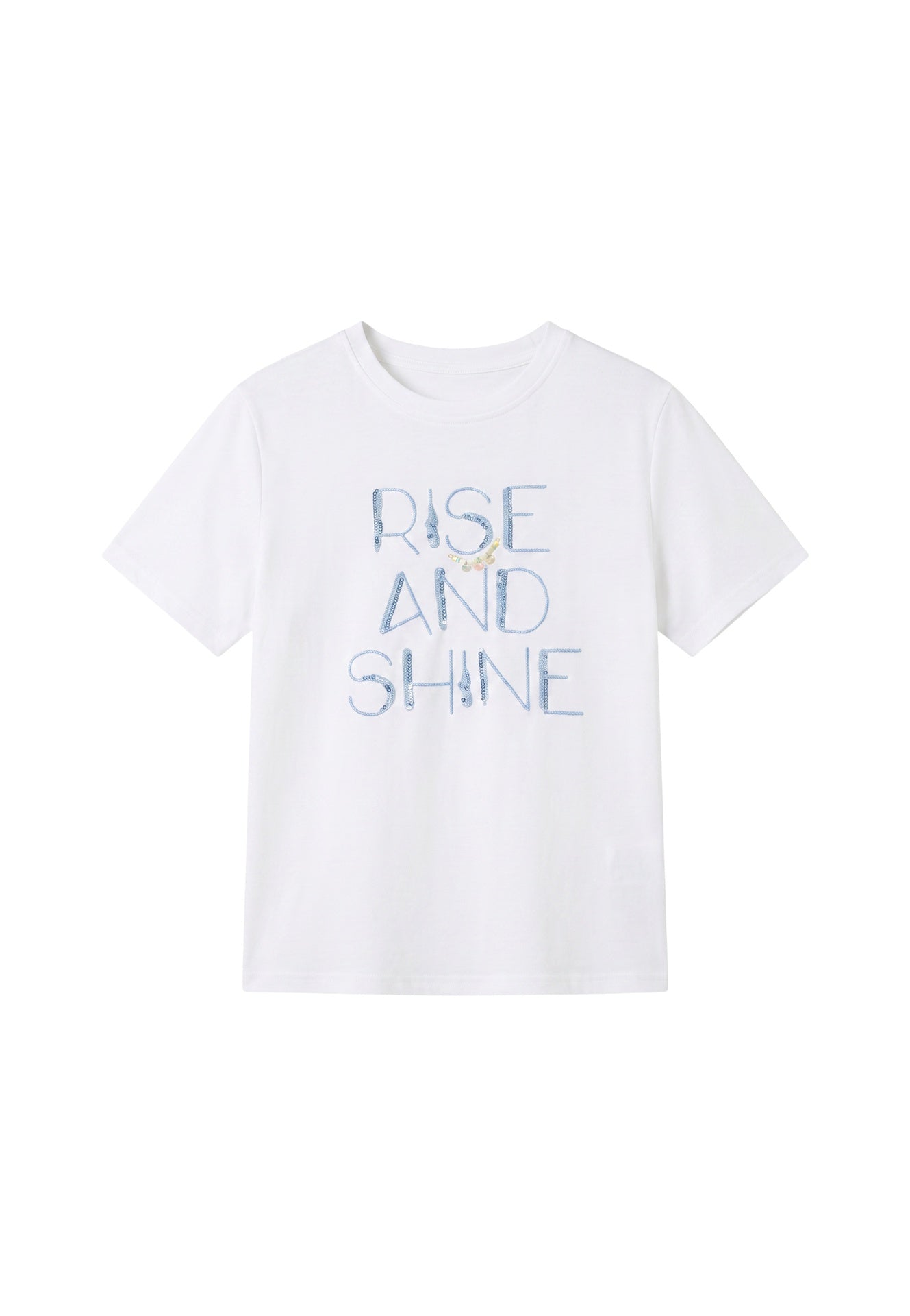 T-shirt in 83,4% Cotone 16,6% Poliammide Blu