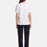 T-shirt in 83,4% Cotone 16,6% Poliammide Rosa