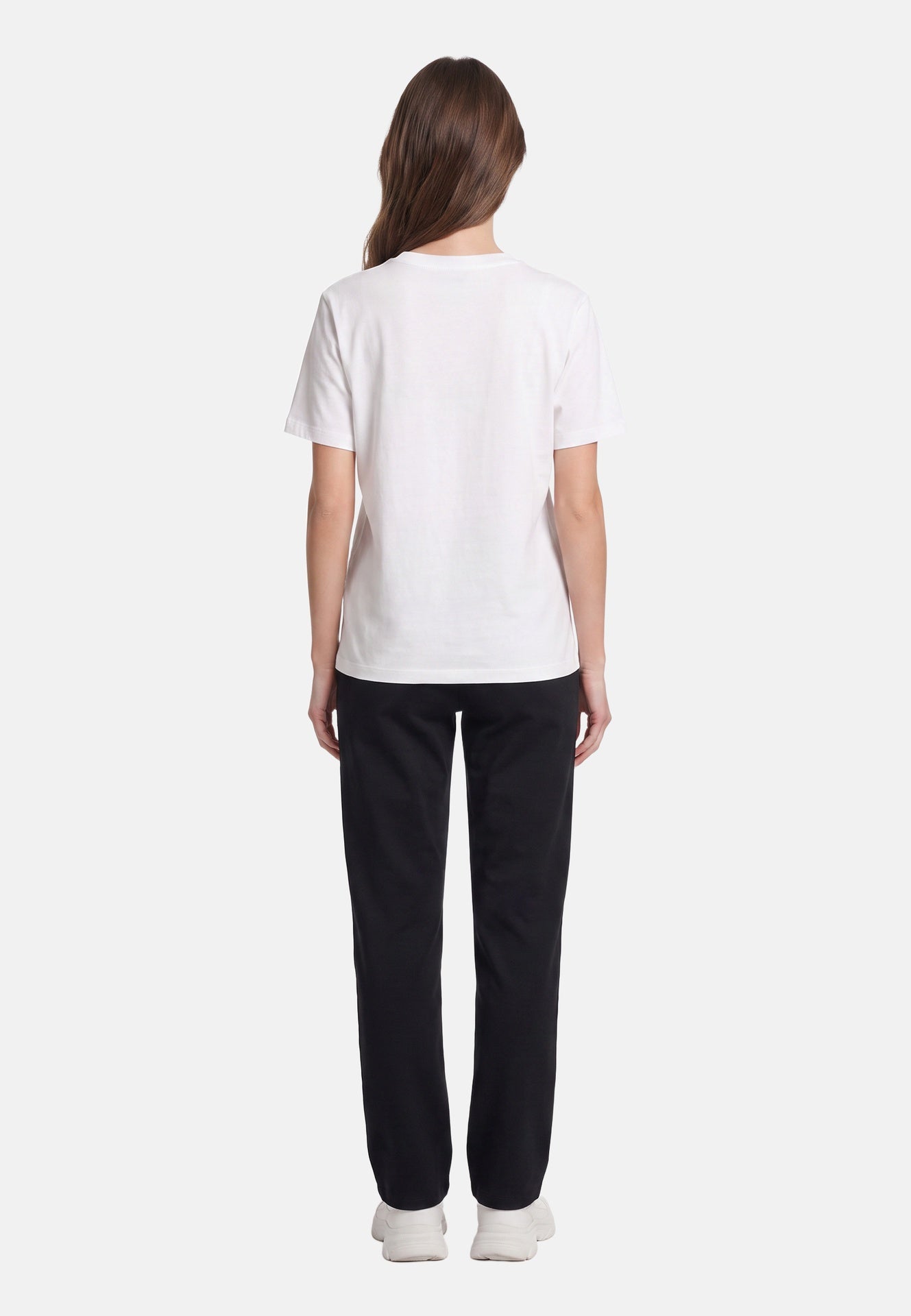 T-shirt in 83,4% Cotone 16,6% Poliammide Rosa