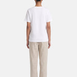 T-shirt in 84% Cotone 16% Elastan Bianco