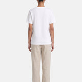 T-shirt in 84% Cotone 16% Elastan Bianco