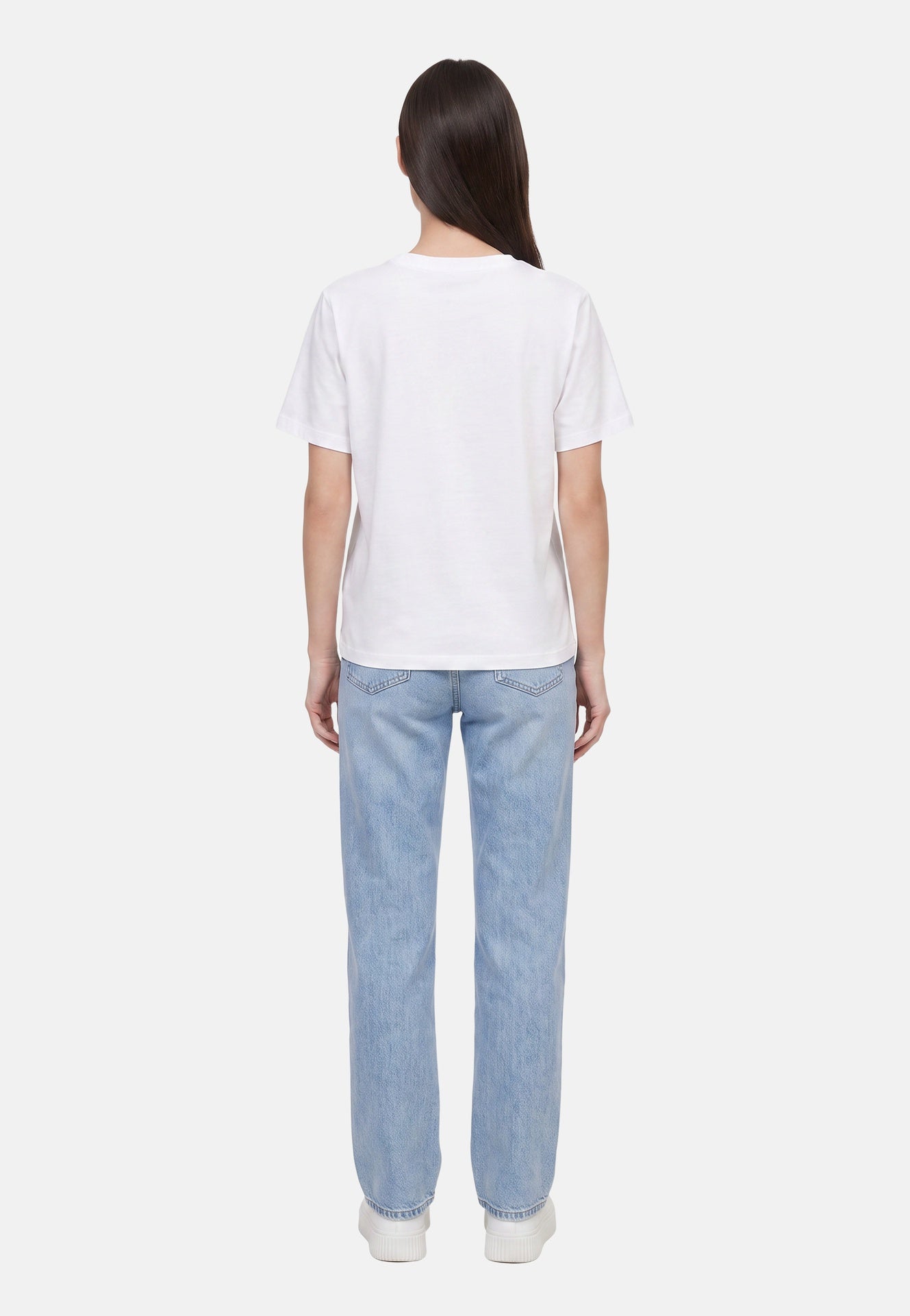 T-shirt in 83,4% Cotone 16,6% Poliammide Blu