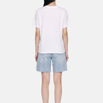 T-shirt in 83,4% Cotone 16,6% Poliammide Rosa