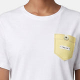 T-shirt in 83,4% Cotone 16,6% Poliammide Giallo