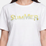T-shirt in 83,4% Cotone 16,6% Poliammide Giallo