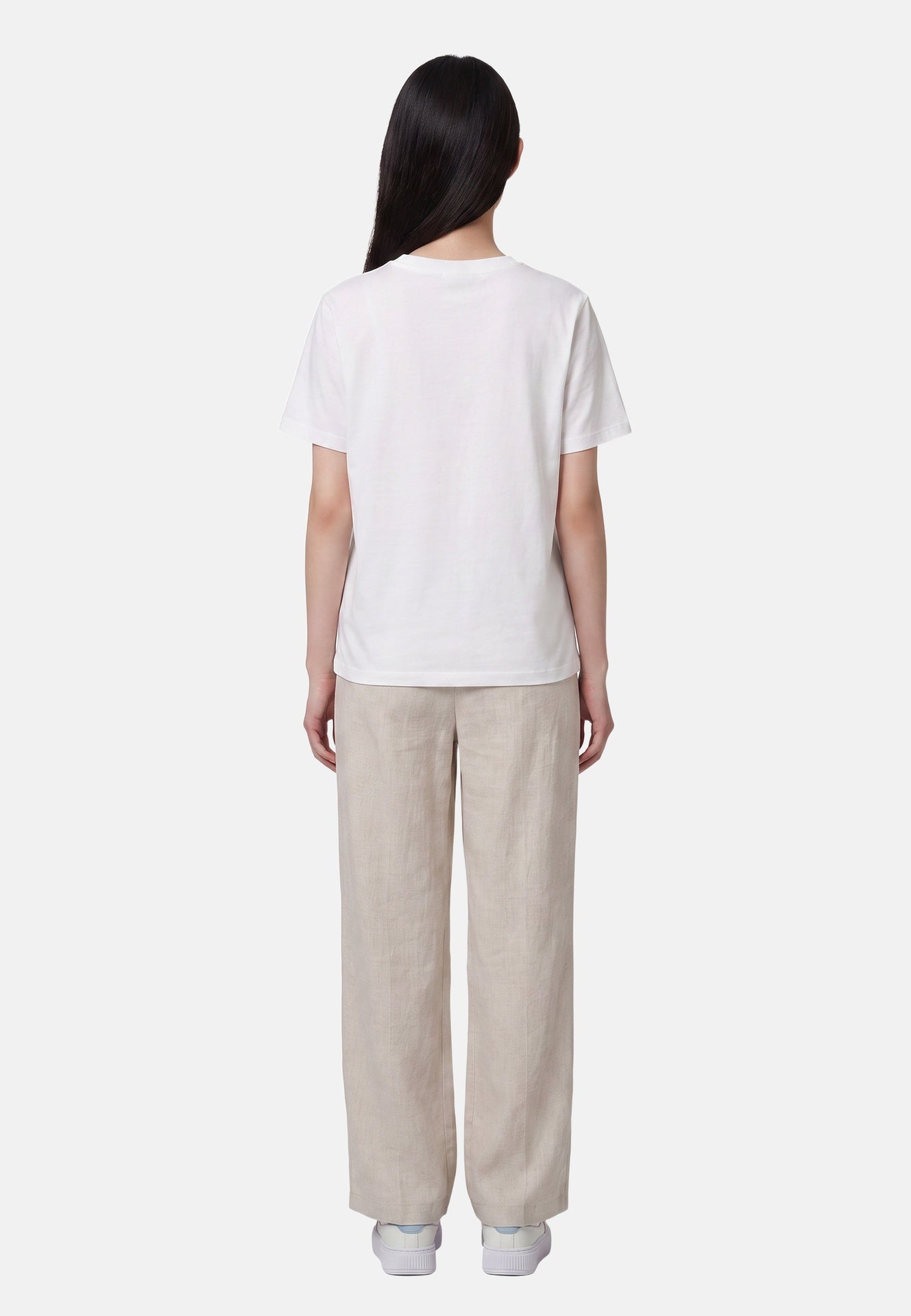 T-shirt in 83,4% Cotone 16,6% Poliammide Rosa