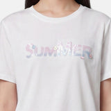 T-shirt in 83,4% Cotone 16,6% Poliammide Rosa
