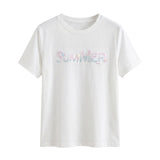 T-shirt in 83,4% Cotone 16,6% Poliammide Rosa