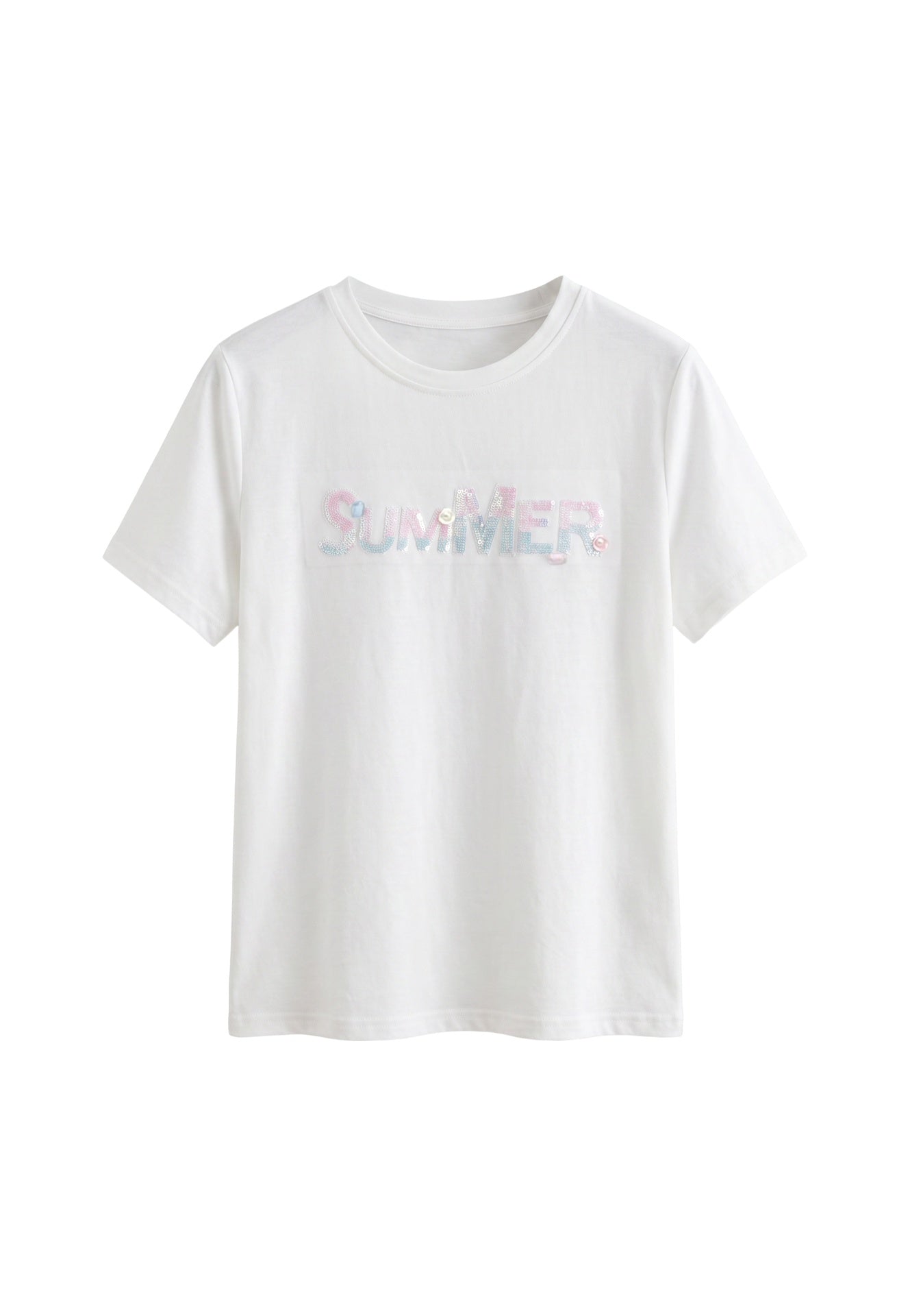 T-shirt in 83,4% Cotone 16,6% Poliammide Rosa