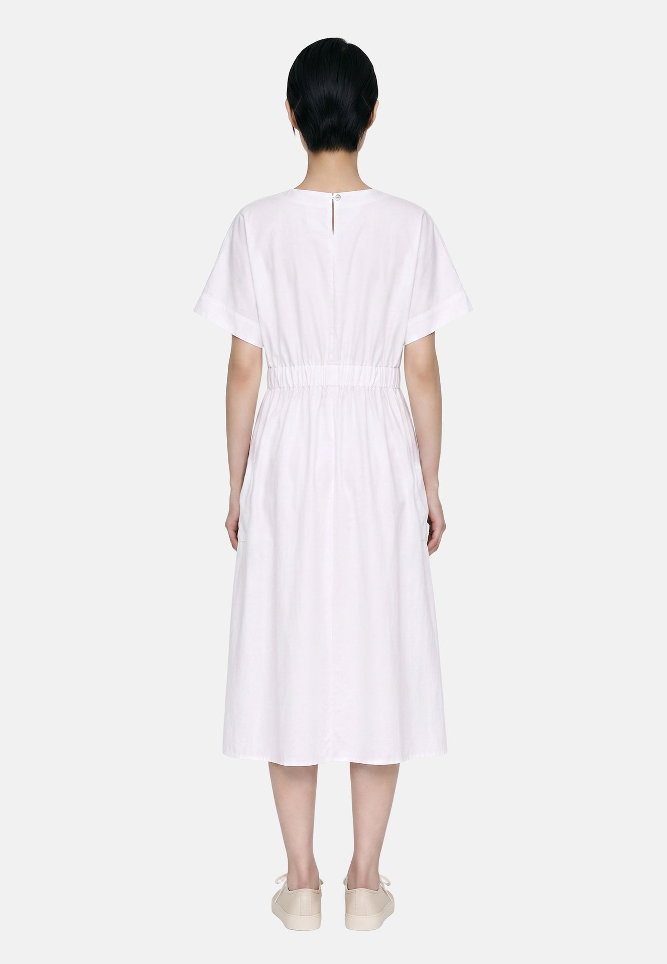Vestito in Cotone Bianco
