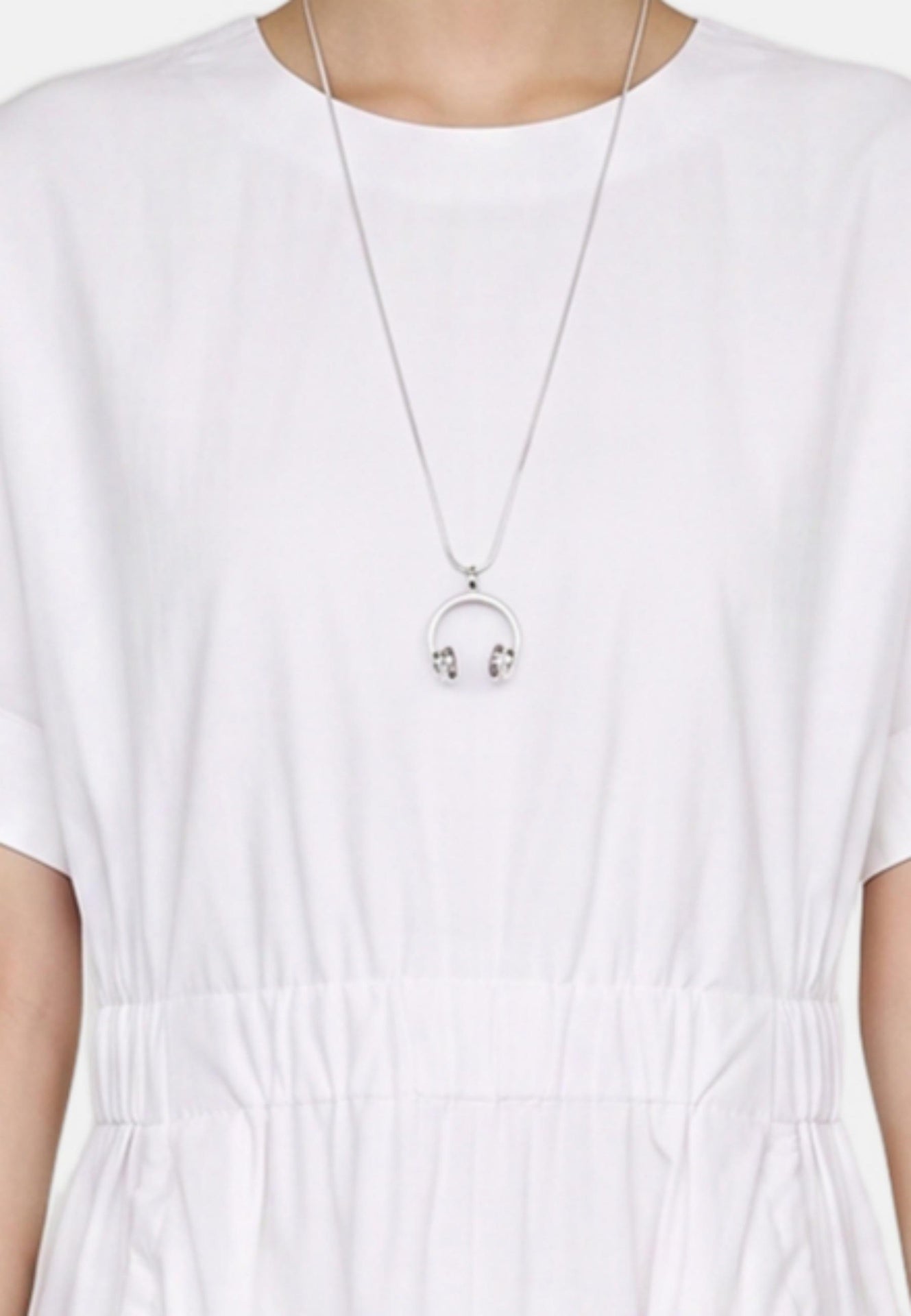 Vestito in Cotone Bianco