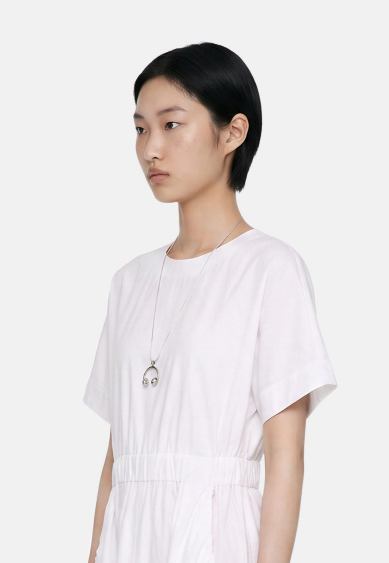 Vestito in Cotone Bianco