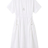 Vestito in Cotone Bianco