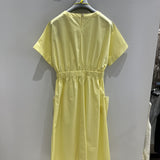 Vestito in Cotone Giallo