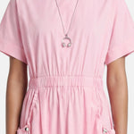 Vestito in Cotone Rosa