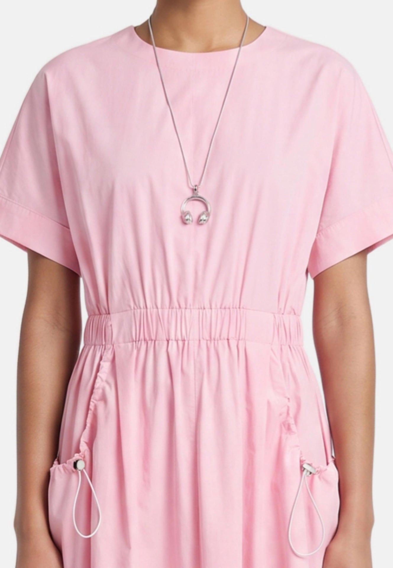 Vestito in Cotone Rosa