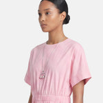 Vestito in Cotone Rosa