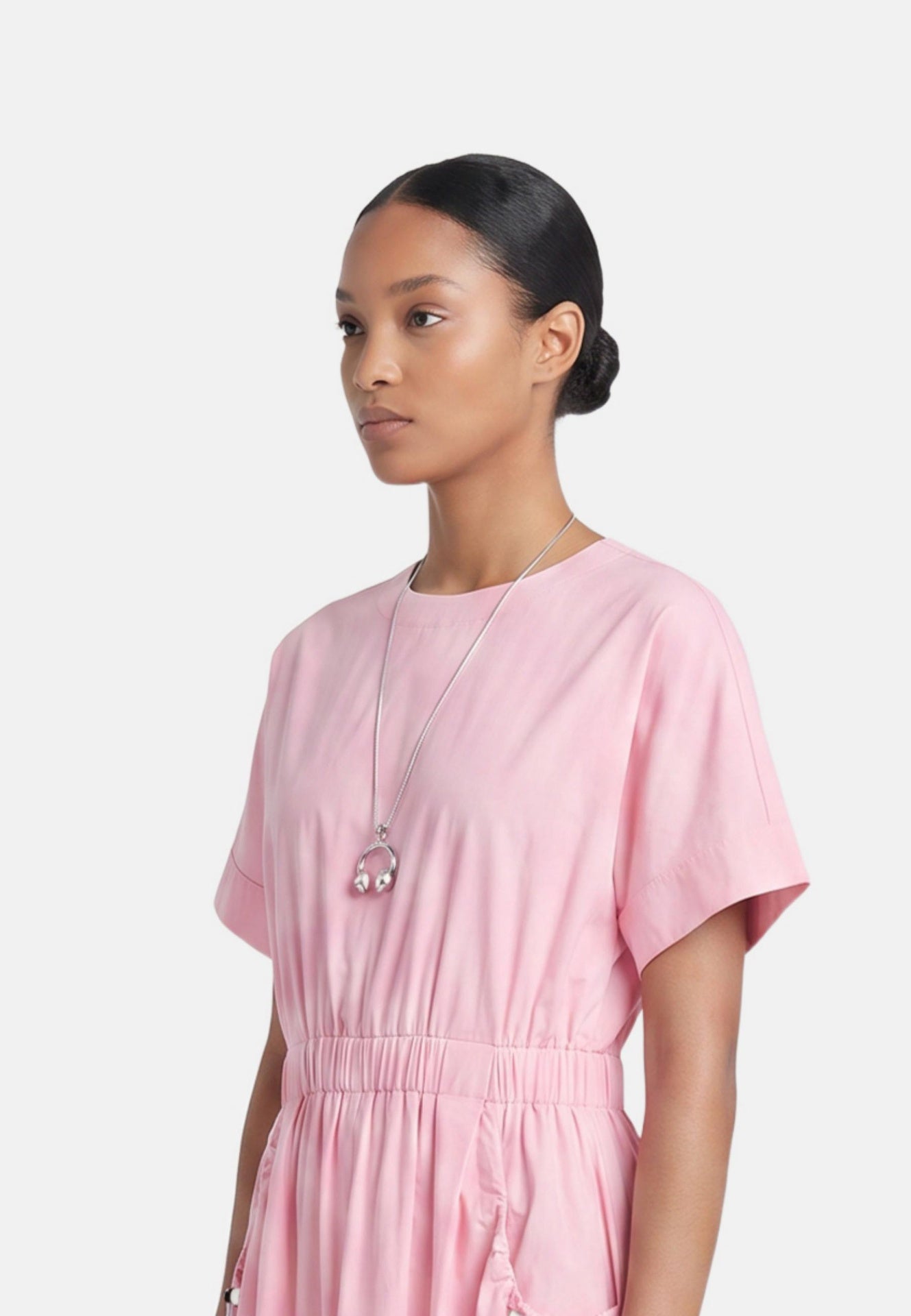 Vestito in Cotone Rosa
