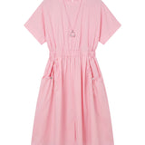 Vestito in Cotone Rosa
