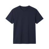T-shirt in 84% Cotone 16% Elastan Blu Scuro