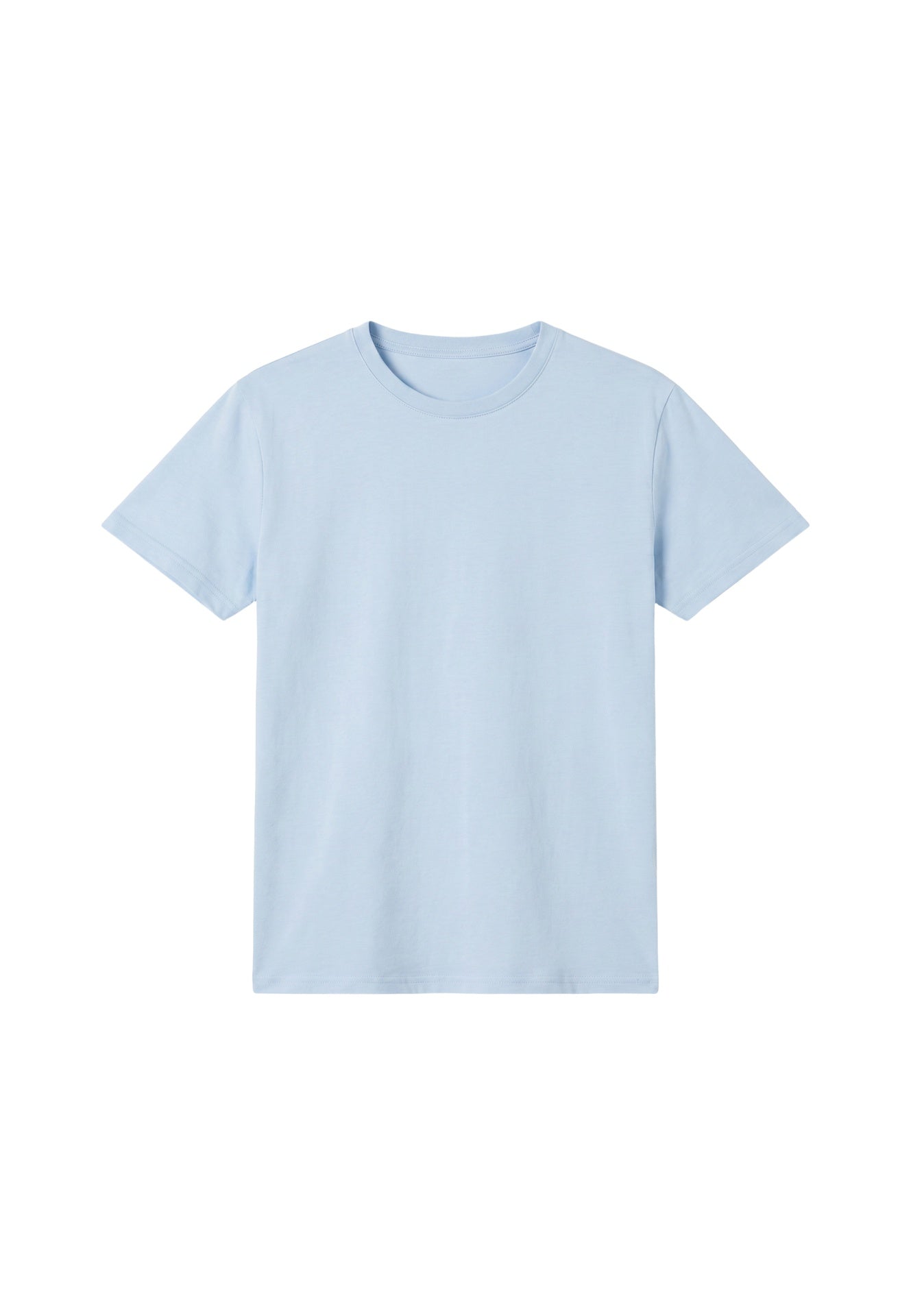 T-shirt in 84% Cotone 16% Elastan Blu