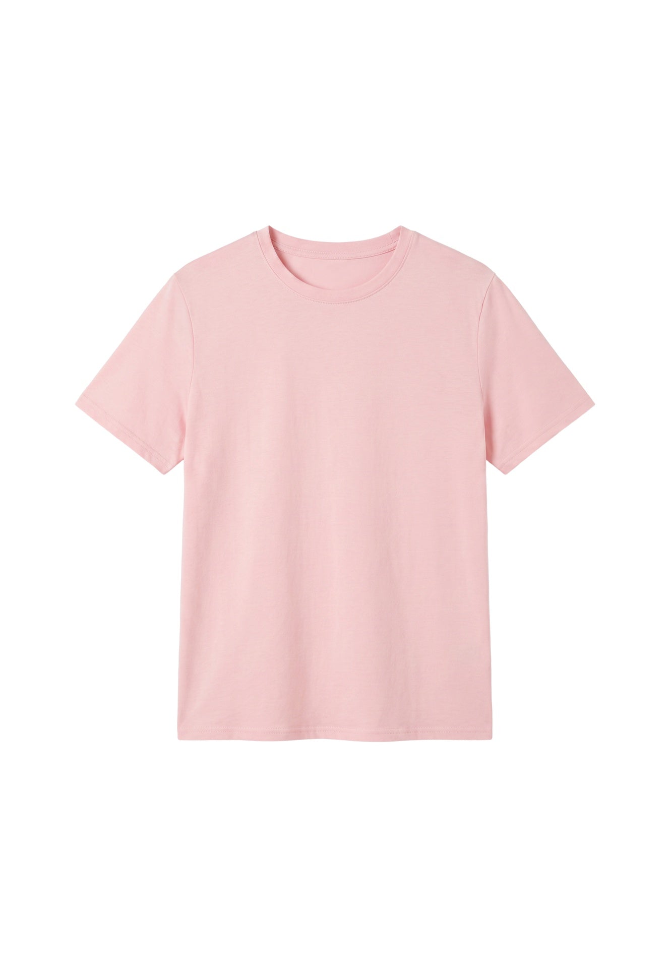 T-shirt in 84% Cotone 16% Elastan Rosa