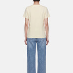 T-shirt in 84% Cotone 16% Elastan Giallo