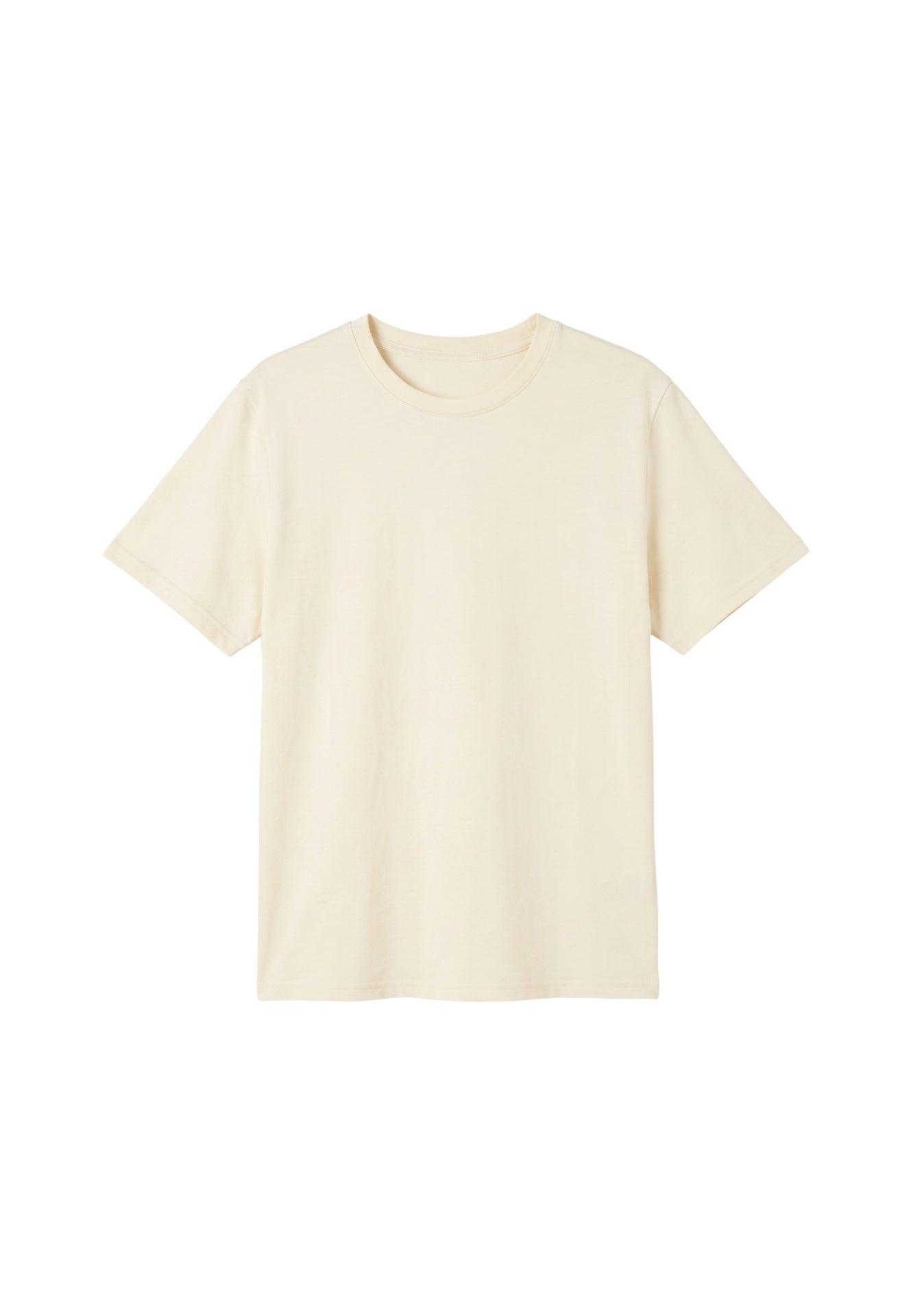 T-shirt in 84% Cotone 16% Elastan Giallo