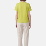 T-shirt in 84% Cotone 16% Elastan Verde