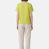 T-shirt in 84% Cotone 16% Elastan Verde