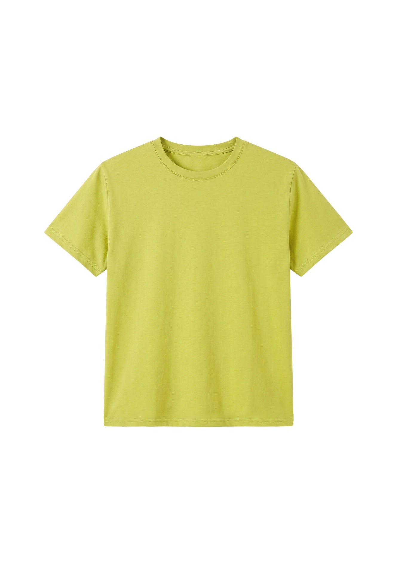 T-shirt in 84% Cotone 16% Elastan Verde