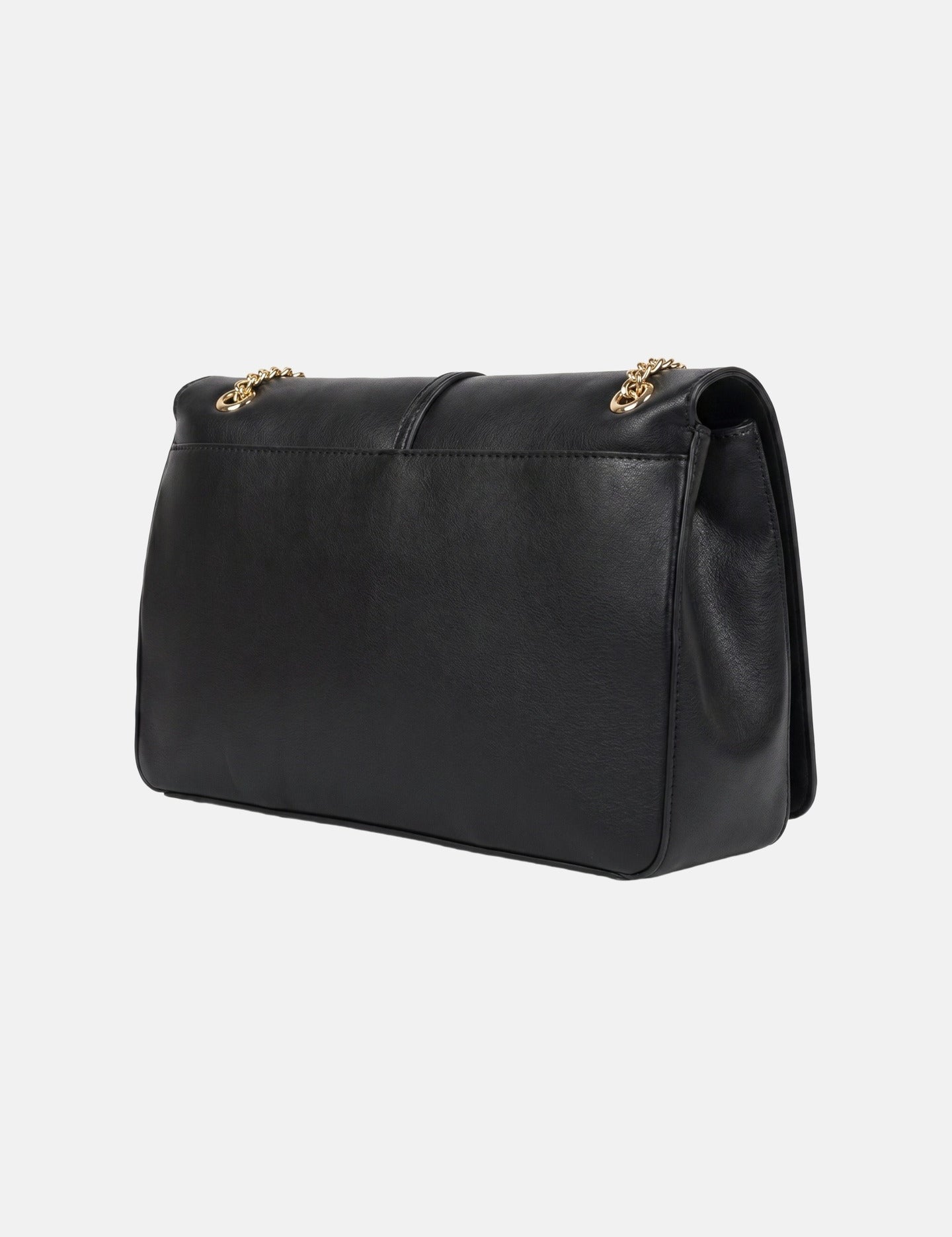 Borsa a Spalla in Pelle Vegana Nero