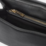 Borsa a Spalla in Pelle Vegana Nero