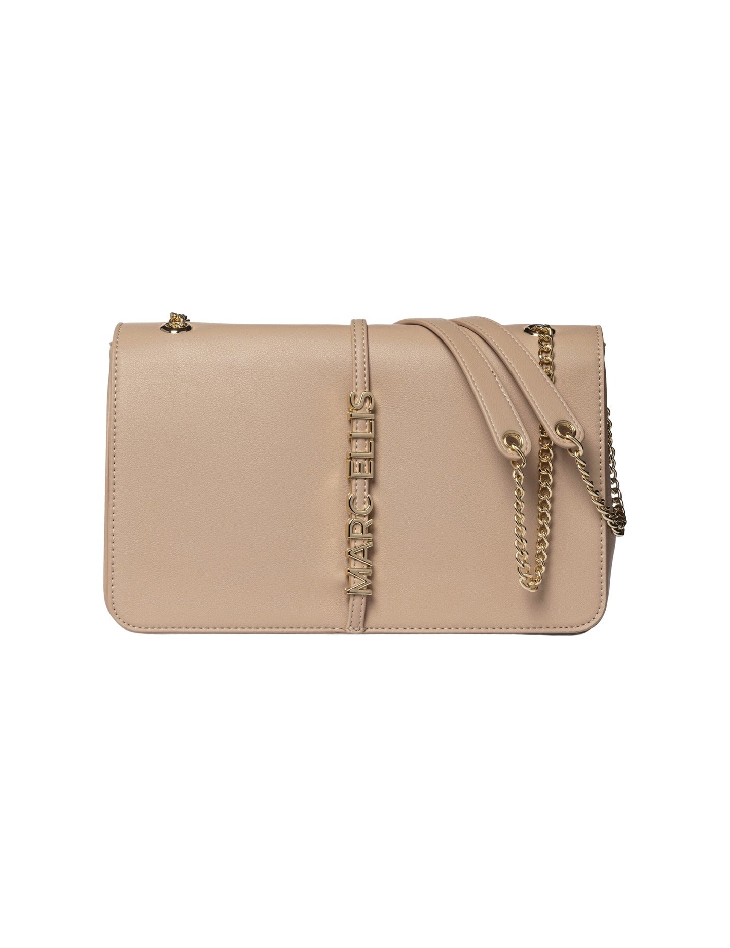 Borsa a Spalla in Pelle Vegana Cognac