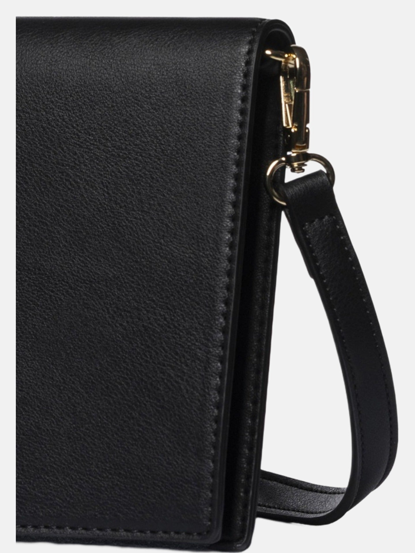 Borsa a Spalla in Pelle Vegana Nero