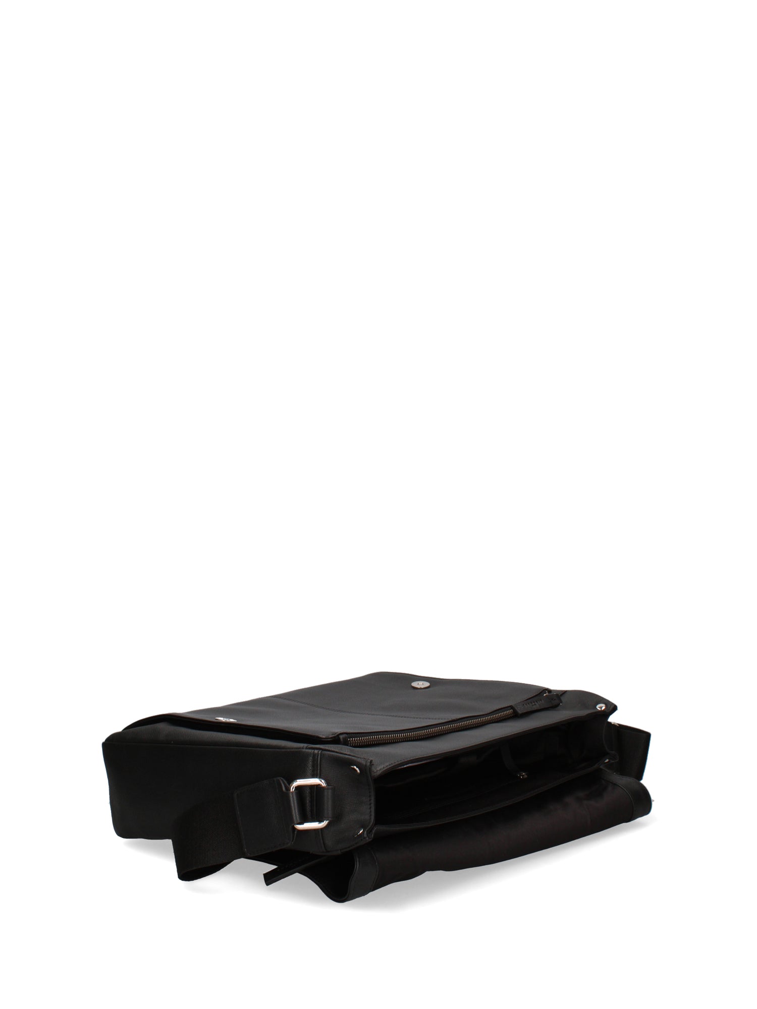 Borsa a Tracolla in Vera Pelle Nero