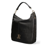 Borsa a Spalla in Vera Pelle Nero
