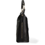 Borsa a Spalla in Vera Pelle Nero