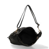Borsa a Spalla in Vera Pelle Nero
