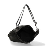 Borsa a Spalla in Vera Pelle Nero