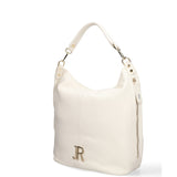 Borsa a Spalla in Vera Pelle Bianco