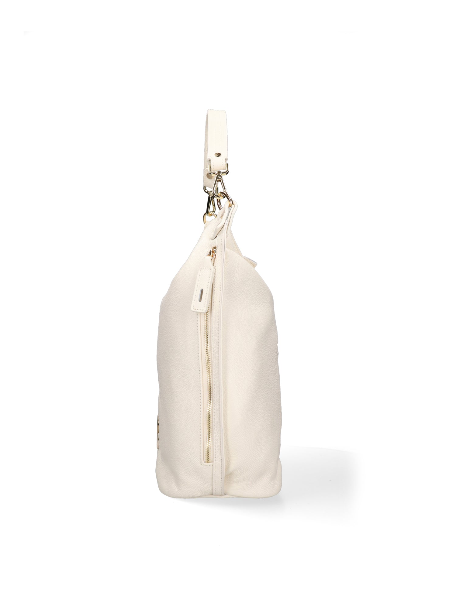 Borsa a Spalla in Vera Pelle Bianco