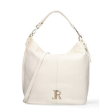 Borsa a Spalla in Vera Pelle Bianco
