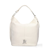 Borsa a Spalla in Vera Pelle Bianco
