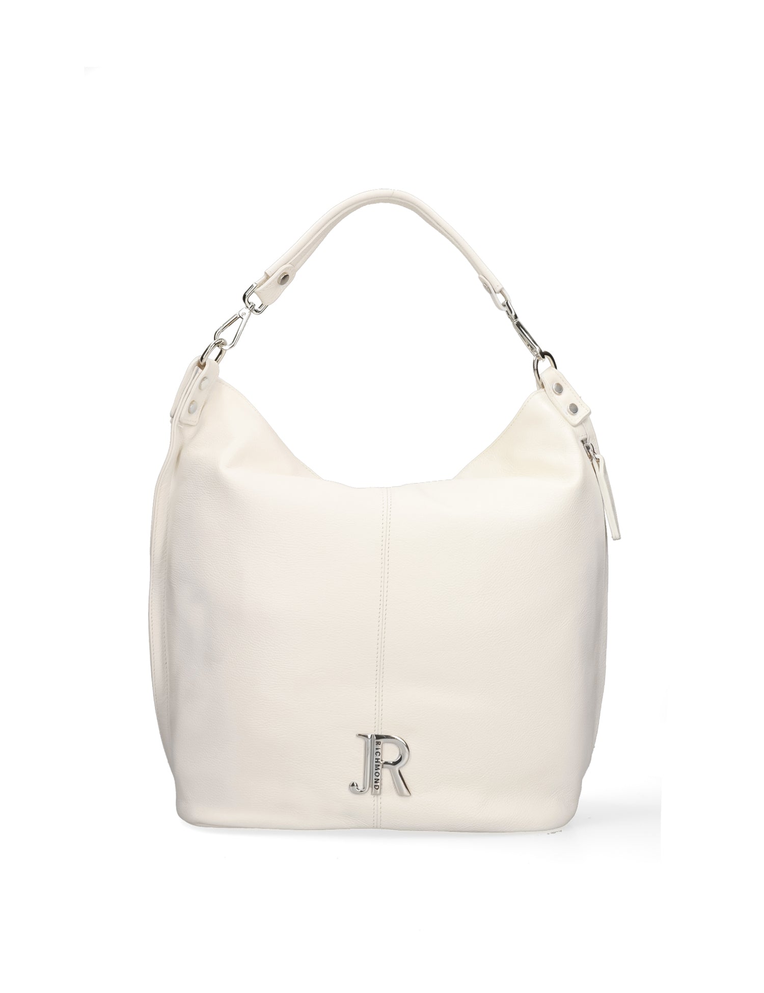 Borsa a Spalla in Vera Pelle Bianco